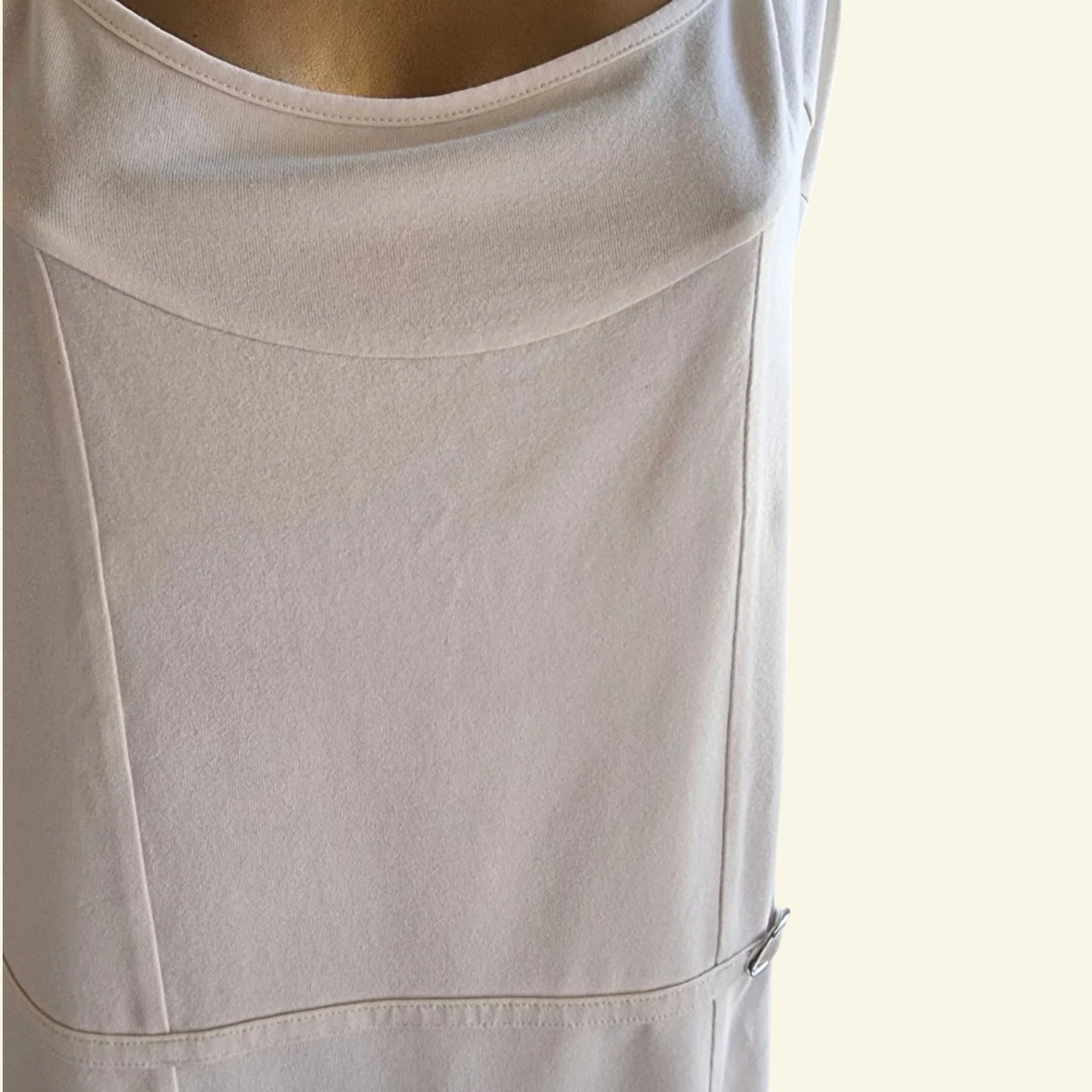 Marks And Spencer Off White Classic Vest Top UK 18 US 14 EU 46 - Timelessfashions