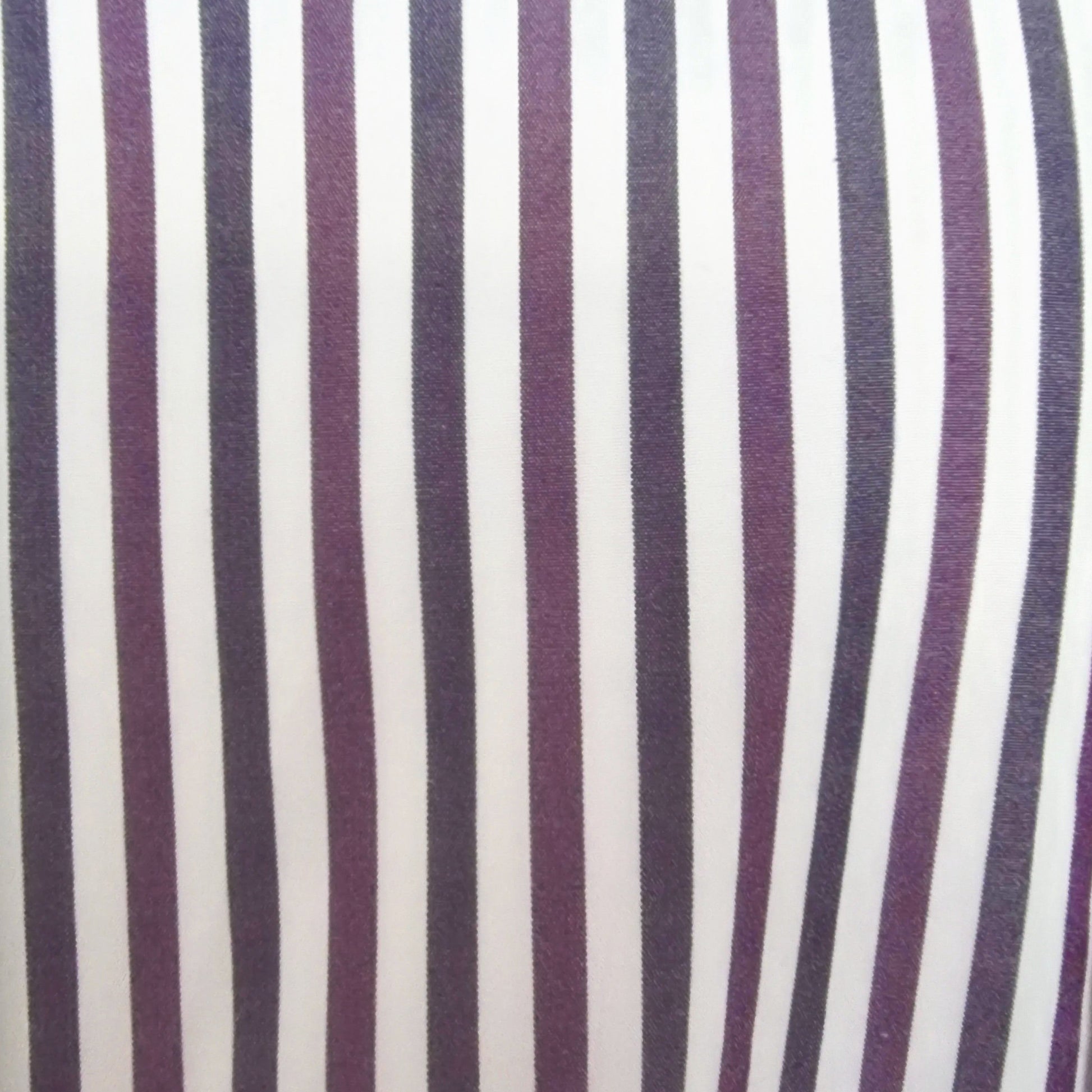 Tommy Hilfiger Mens Navy, Purple and White Stripe Long Sleeve Shirt UK L - Timelessfashions