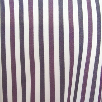 Tommy Hilfiger Mens Navy, Purple and White Stripe Long Sleeve Shirt UK L - Timelessfashions