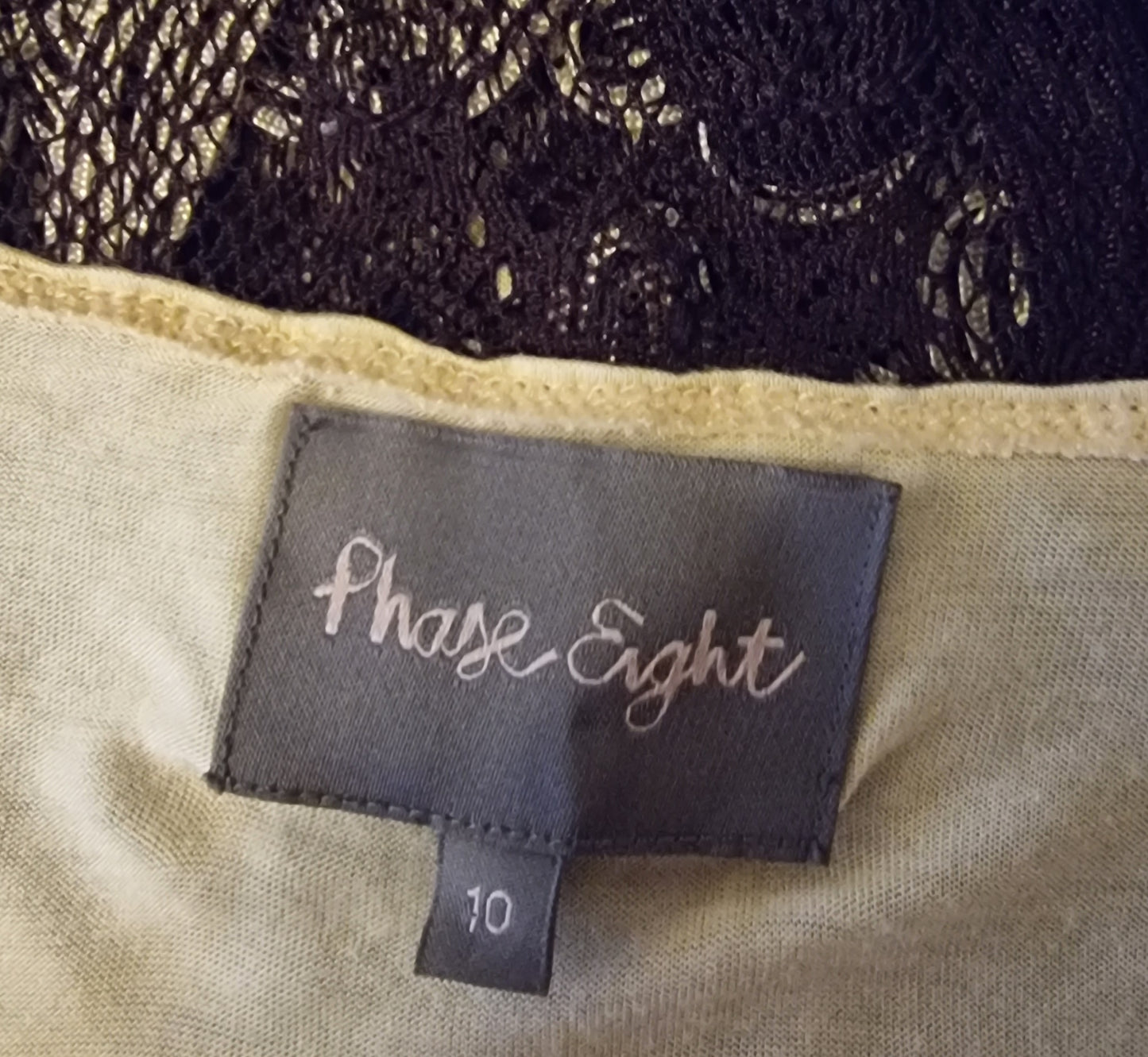 Phase Eight Ladies Aubergine Tapework Midi Dress. UK 10 US 6 EU 38 Timeless Fashions
