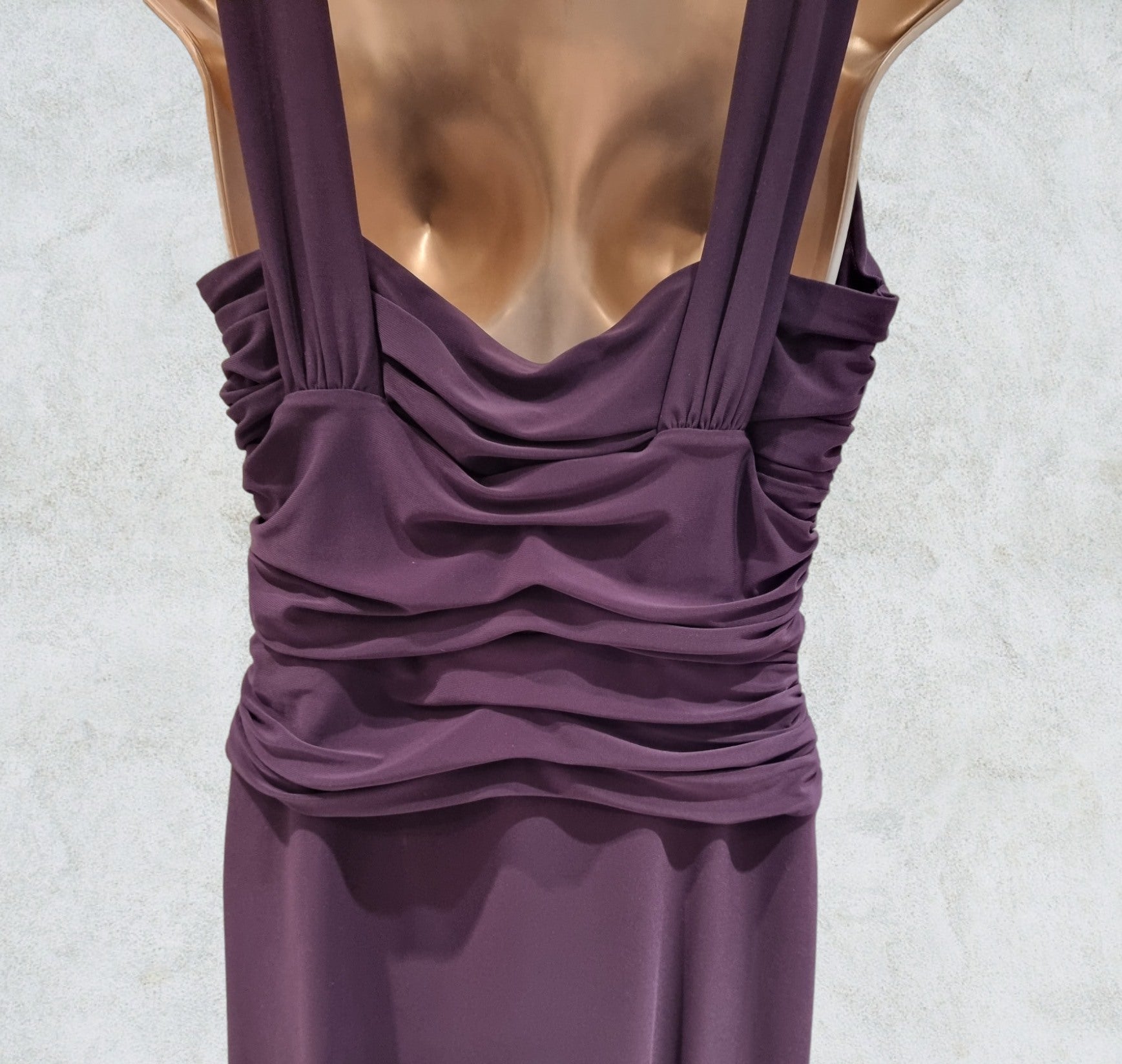 Phase Eight Women's Long Mauve Evening Dress UK 14 US 10 EU 42 Timeless Fashions