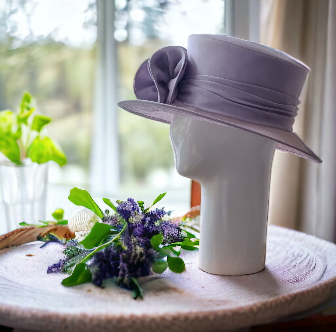 Debut Ladies Lilac Special Occasion Hat - One Size Timeless Fashions