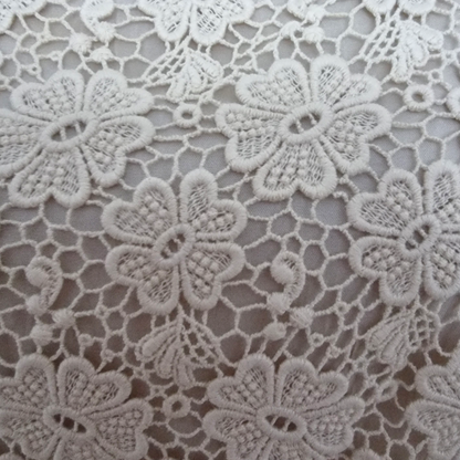 Floral embroidery detail