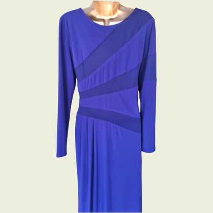 Michaela Louisa Vintage Blue Maxi Dress UK 14 US 10 EU 42 - Timelessfashions