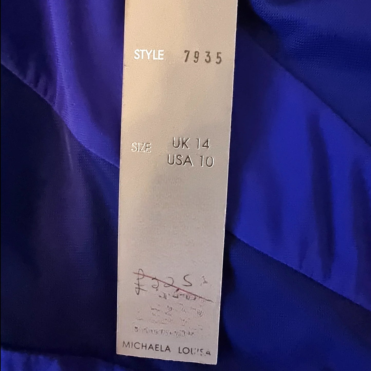 Michaela Louisa Vintage Blue Maxi Dress UK 14 US 10 EU 42 - Timelessfashions