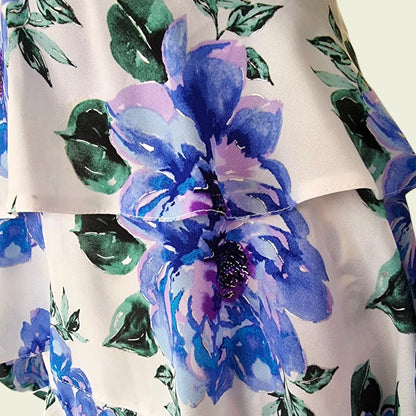 Coast Blue & White Lace Skater Dress UK 14 US 10 EU 42 - Timelessfashions