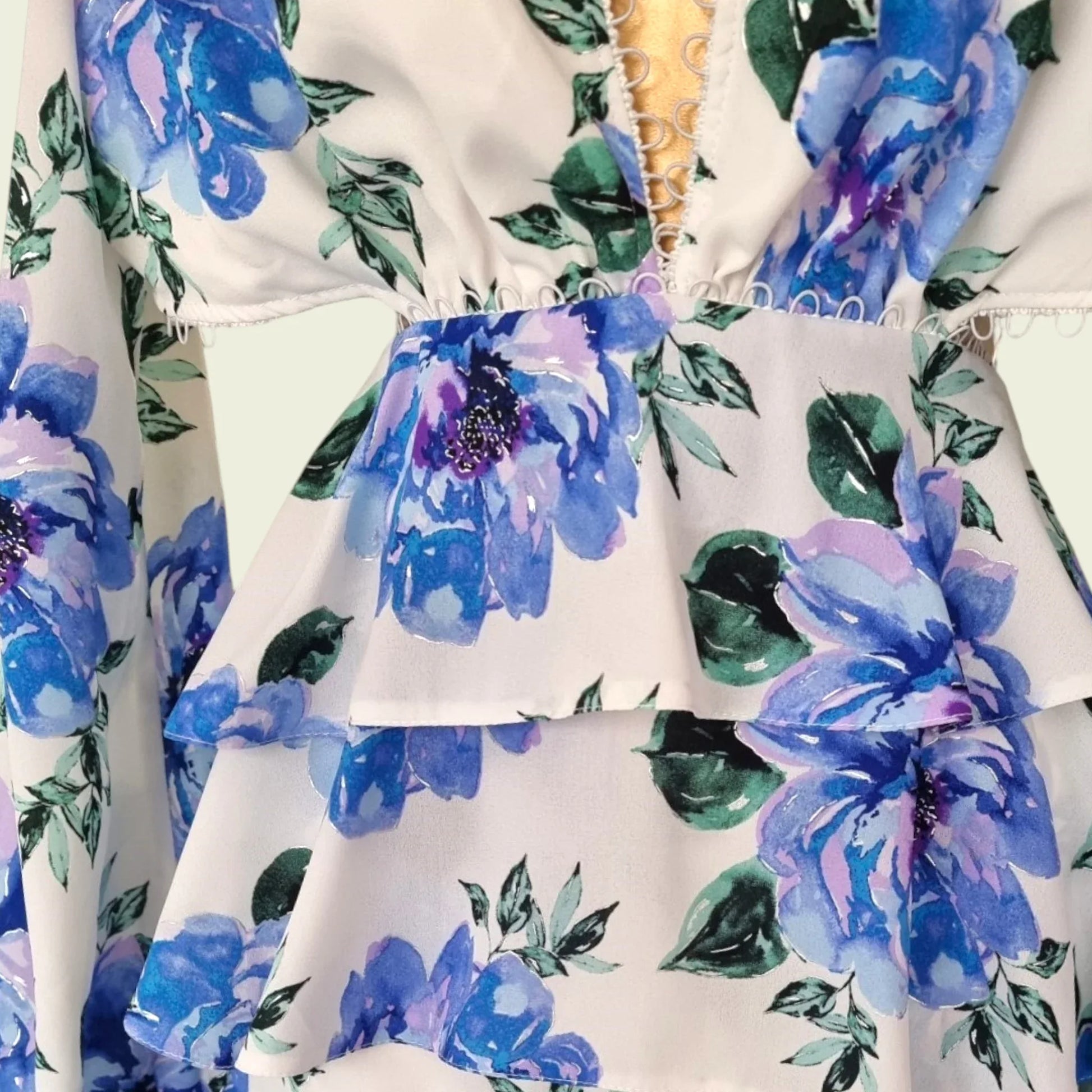 Coast Blue & White Lace Skater Dress UK 14 US 10 EU 42 - Timelessfashions