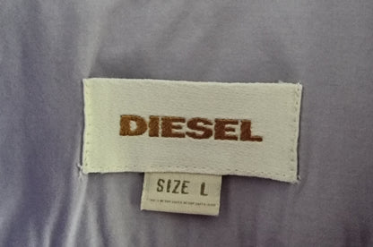 Diesel Men’s Lilac Short Sleeve Shirt UK L Timeless Fashions