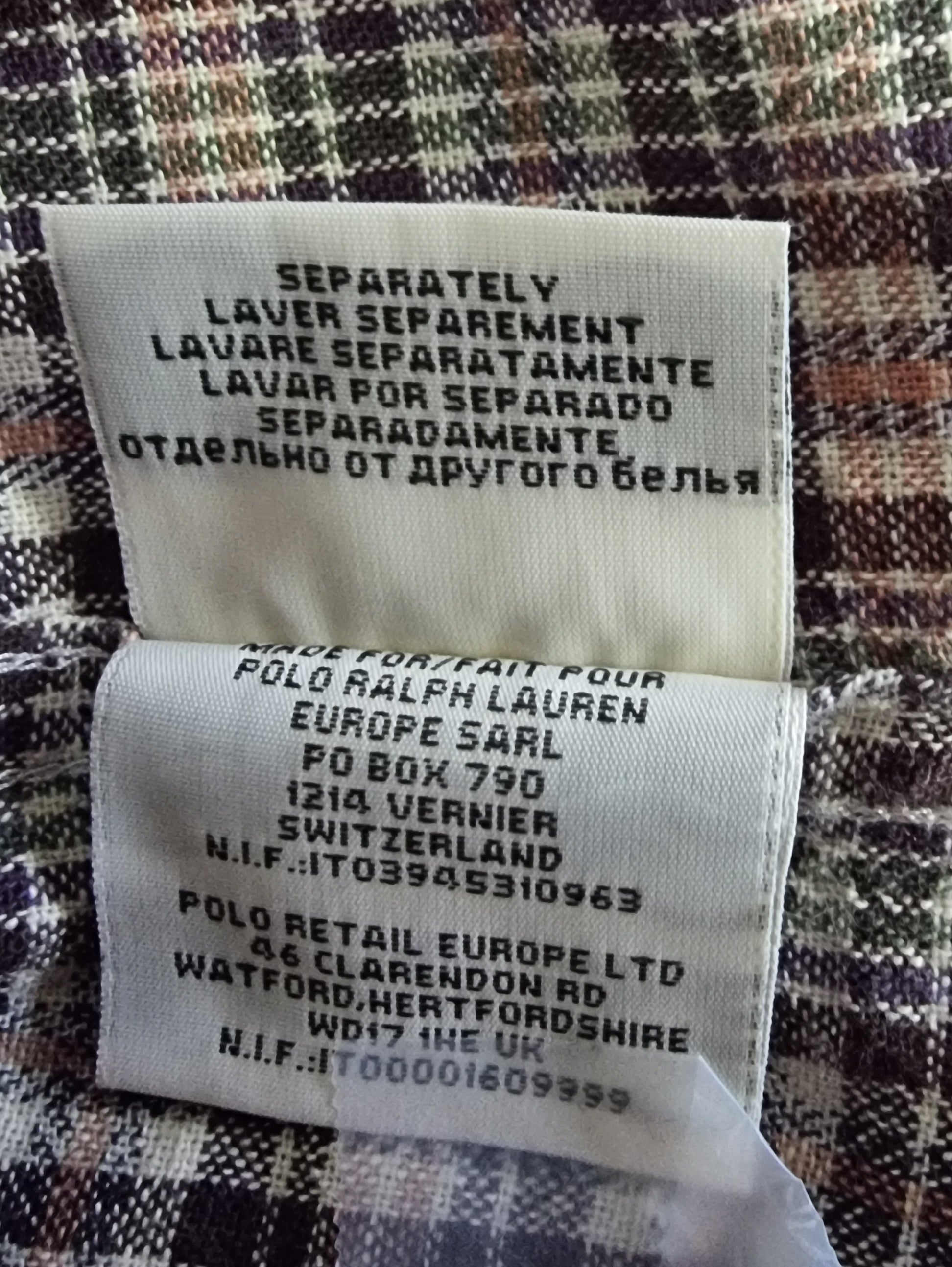 Ralph Lauren's Denim & Supply Men's Brown Check Short Sleeve Shirt UK S Timeless Fashions