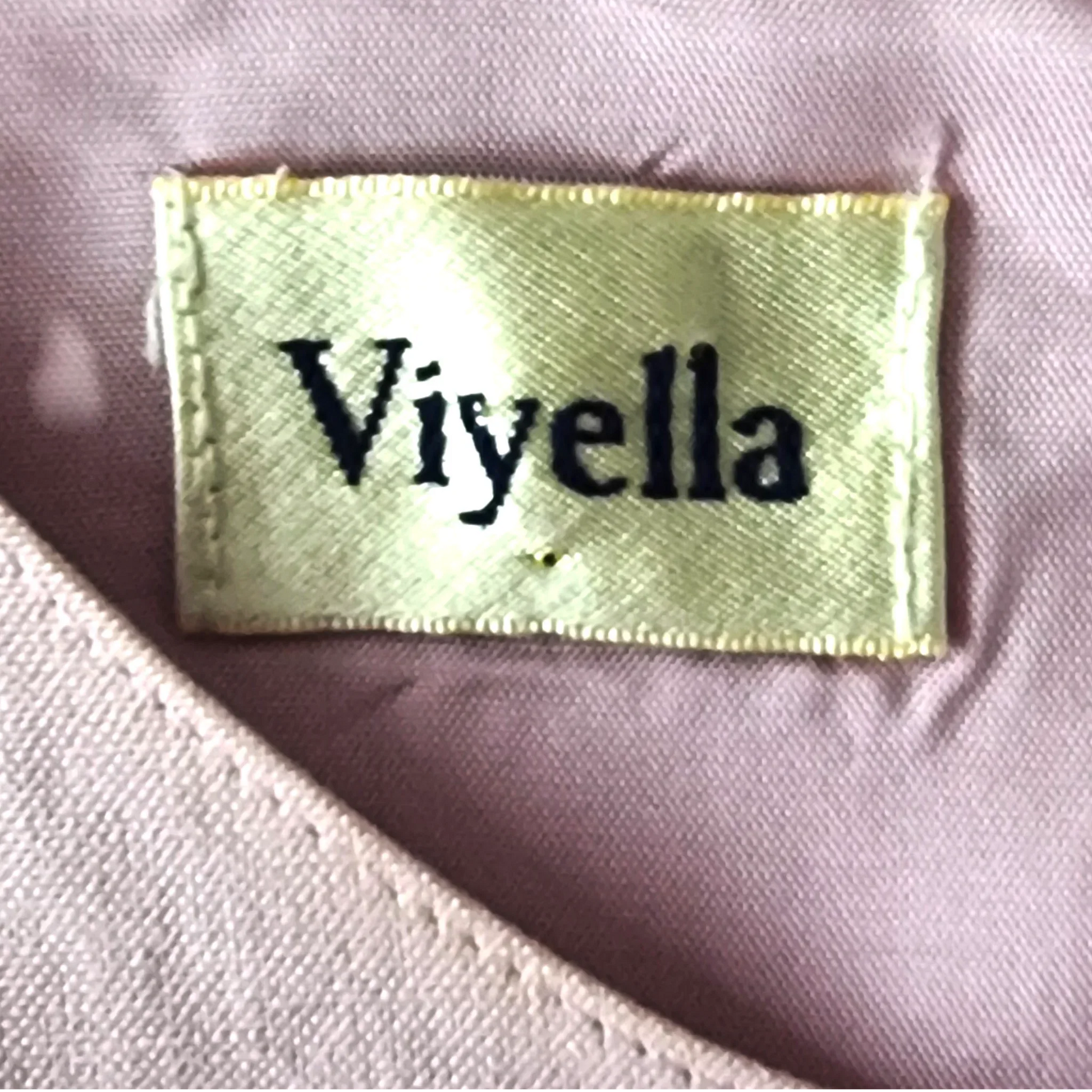 Viyella Vintage Lilac Broderie Anglais Dress UK 10 US 8 EU 38 - Timelessfashions