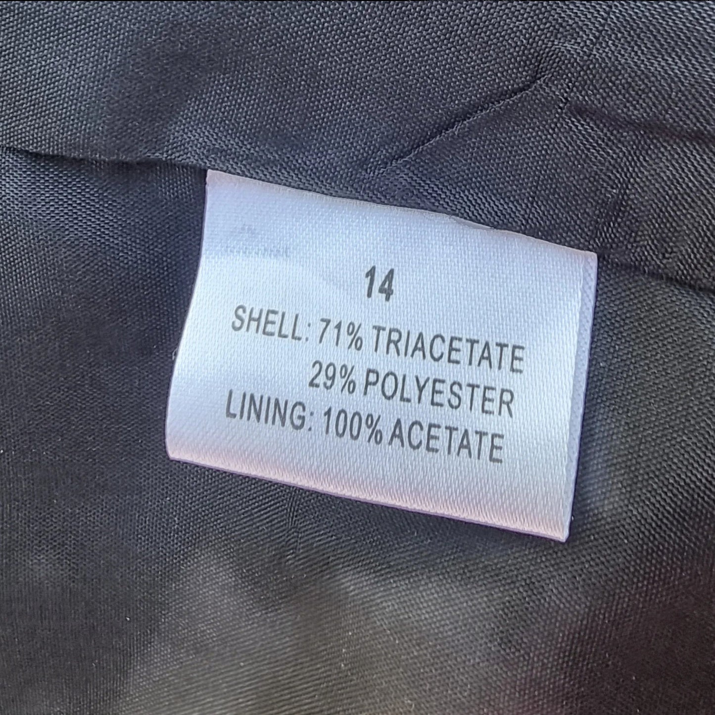 Caroline Charles London Vintage Navy Flare Lined Skirt UK 14 US 12 EU 42 - Timelessfashions