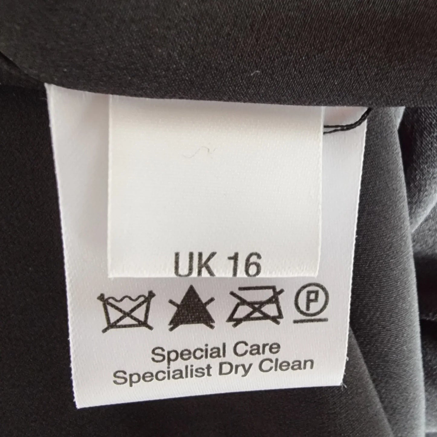 Caroline Charles Studio Vintage Black Lace Overlay Dress UK 16 US 12 EU 44 - Timelessfashions