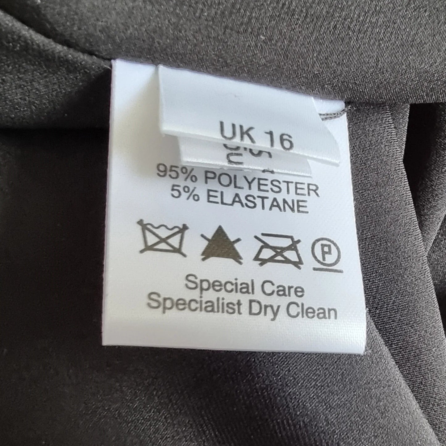 Caroline Charles Studio Vintage Black Lace Overlay Dress UK 16 US 12 EU 44 - Timelessfashions