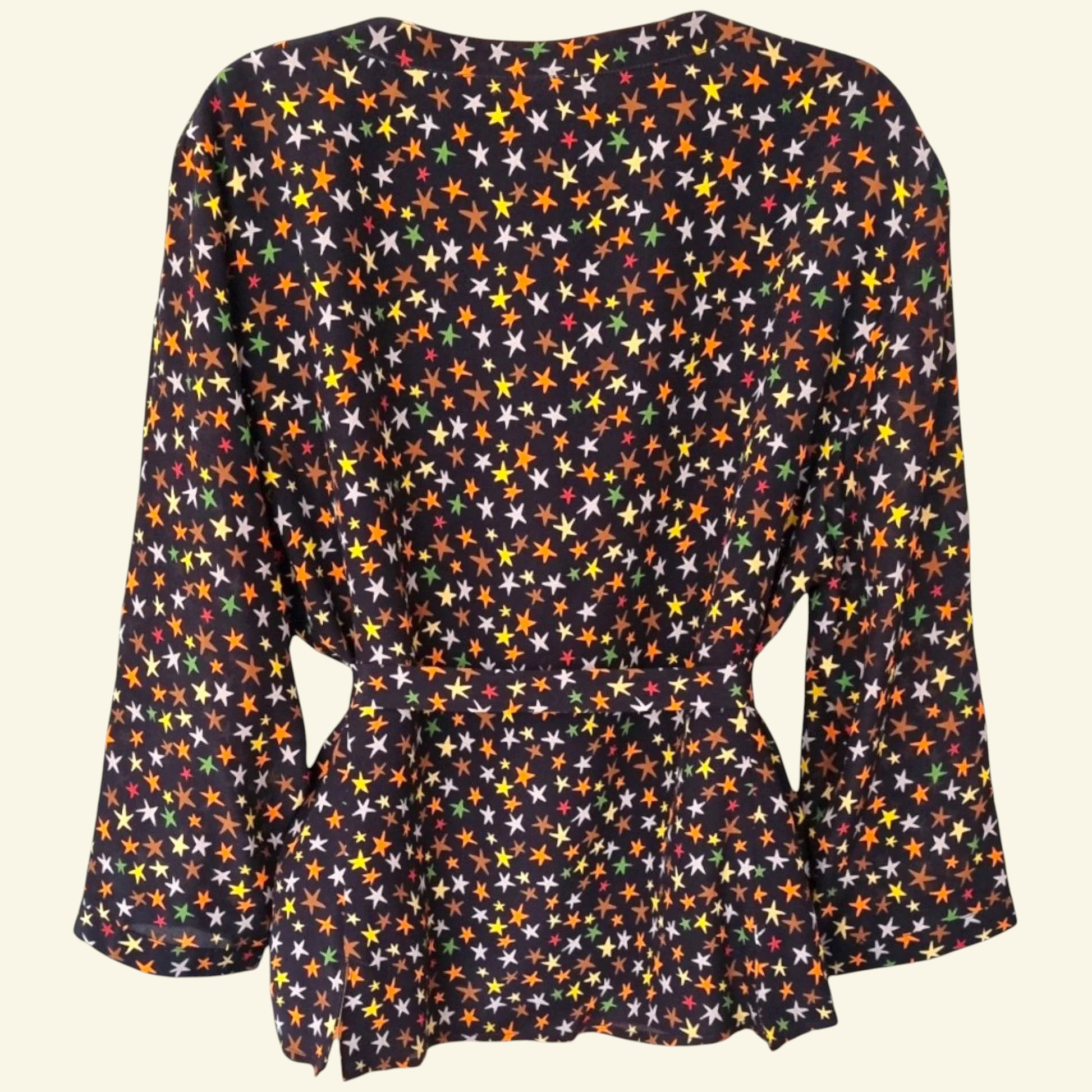 Caroline Charles London Vintage Black Silk Skirt & Top UK 16/18 US 12/14 EU 44/46 - Timelessfashions
