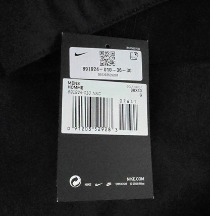 Nike Mens Black Golf Flex Hybrid Performance Dri Fit Stretch Trousers W36/L30 Timeless Fashions