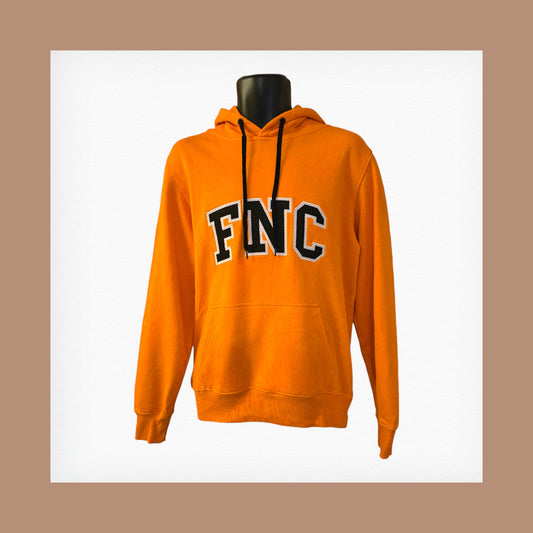 Fnatic Orange Unisex Core Hoodie With Central Logo UK L Timelessfashions