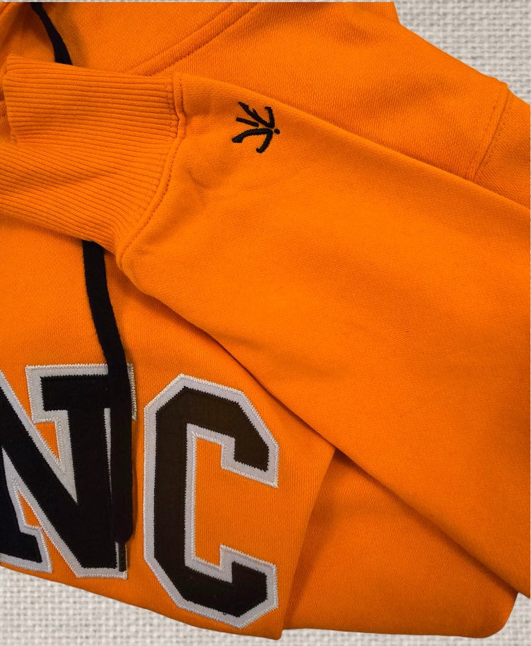 Fnatic Orange Unisex Core Hoodie With Central Logo UK L Timelessfashions