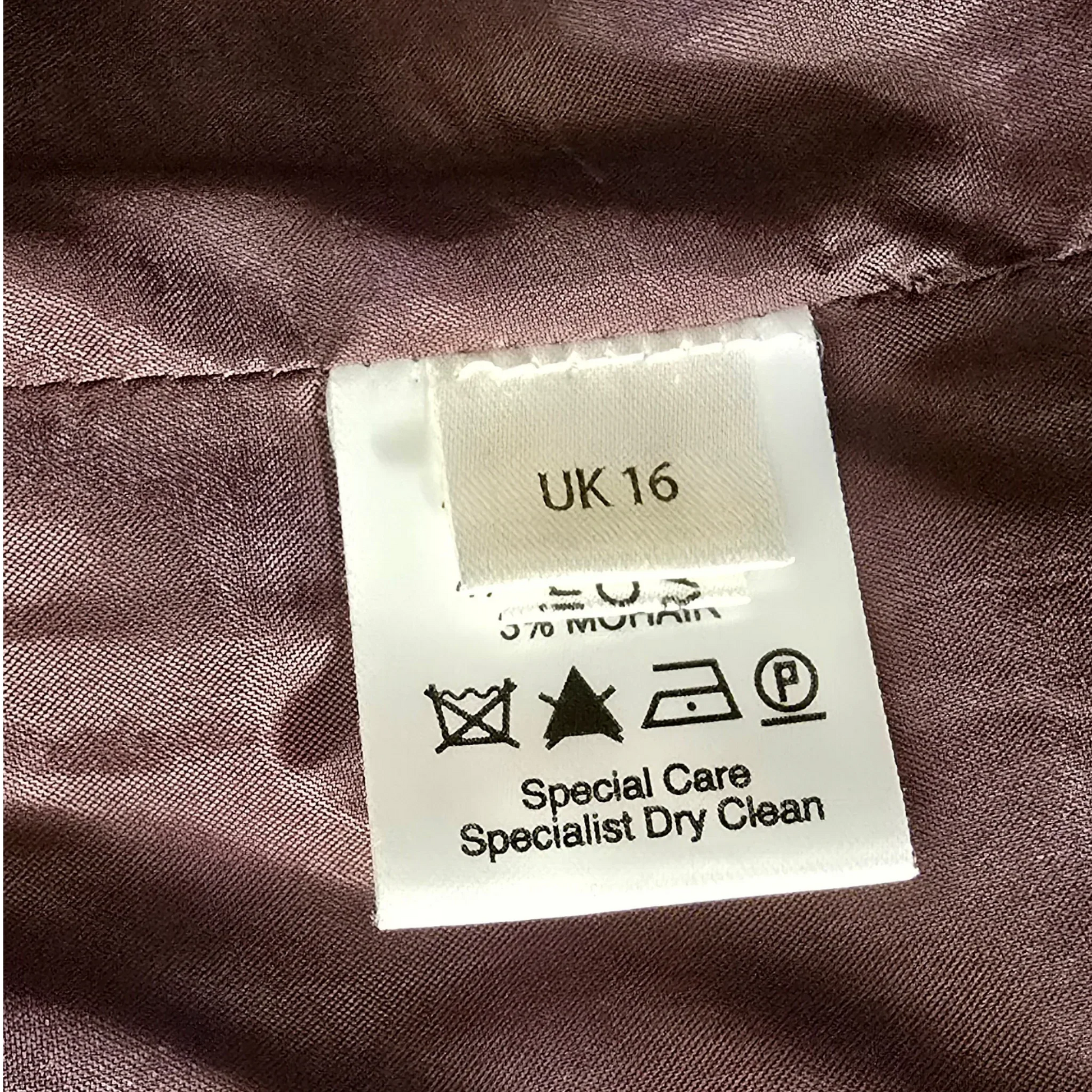 Caroline Charles London Vintage Brown Herringbone Skirt UK 16 US 12 EU 44 - Timelessfashions