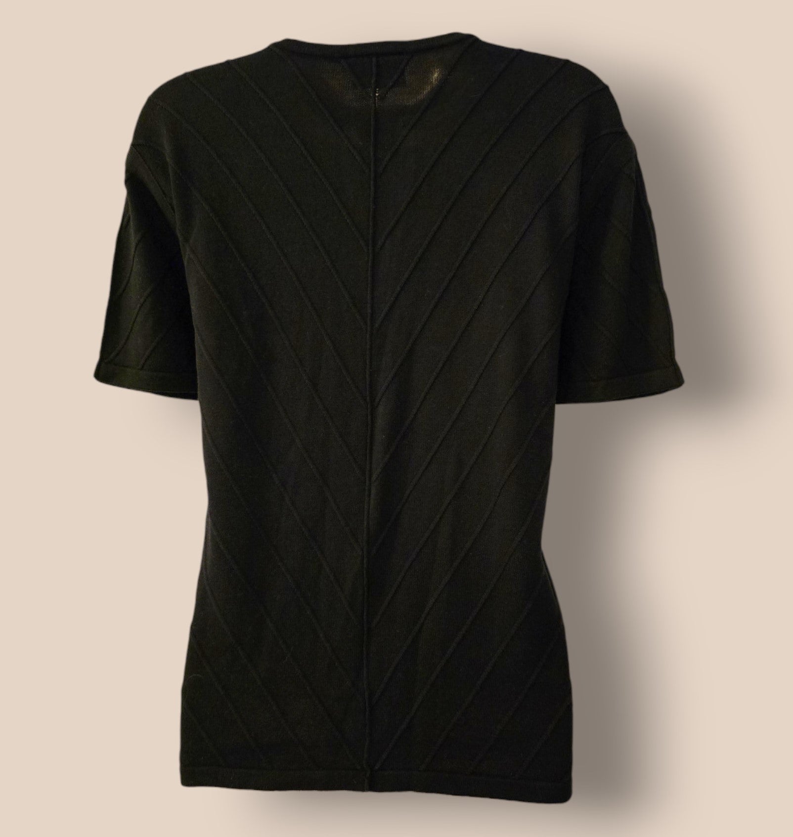Caroline Charles Women’s Black Short Sleeve Cardigan UK 16 US 12 EU 44 Timeless Fashions