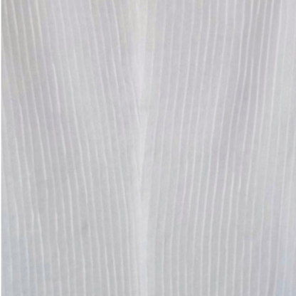 Close-up of a textured white fabric surface