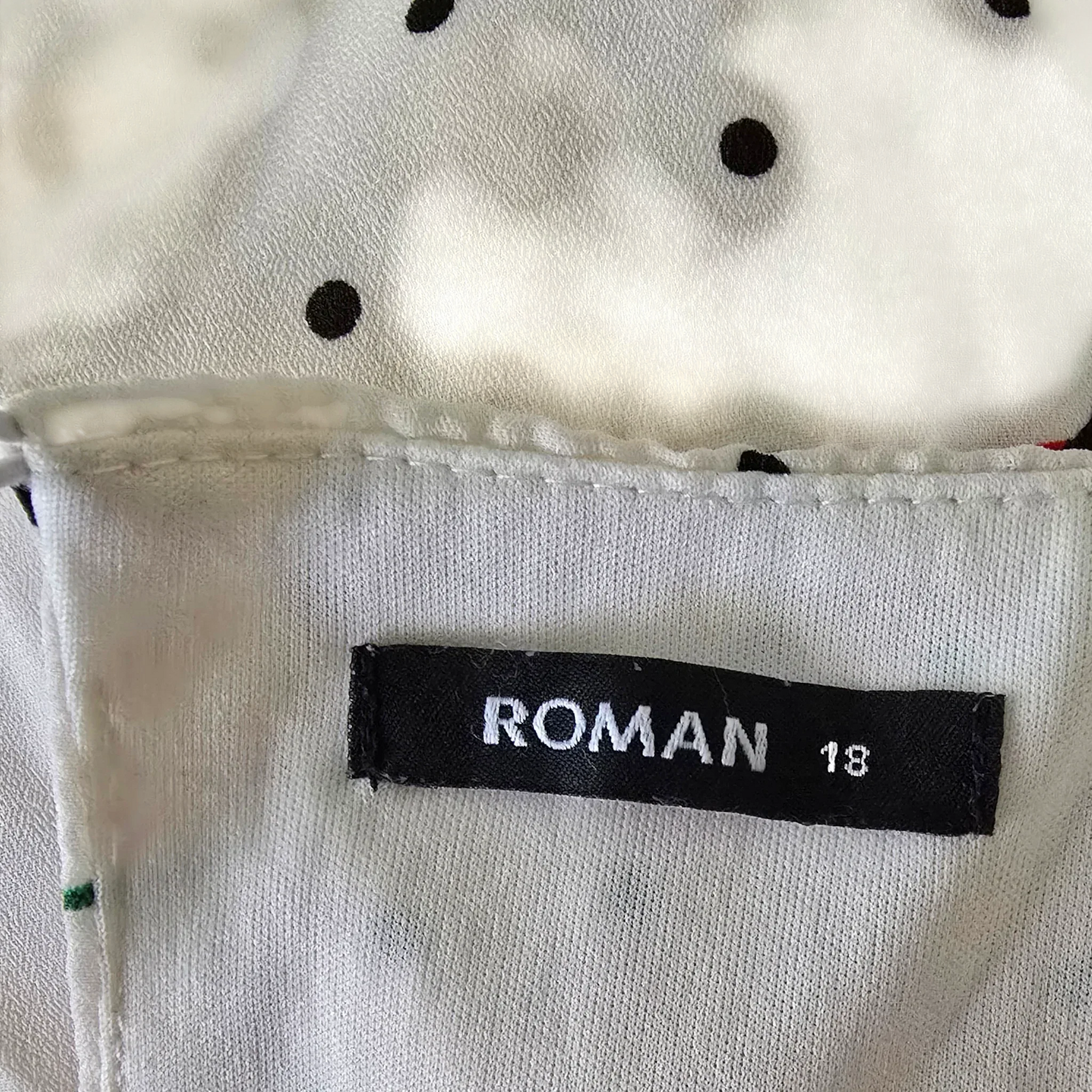 Roman Handkerchief Hem Poppy Dress UK 18 US 14 EU 46 - Timelessfashions