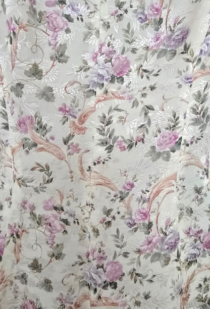 Caroline Charles Silk Floral Longline Jacket UK 8 US 4 EU 34 Timeless Fashions