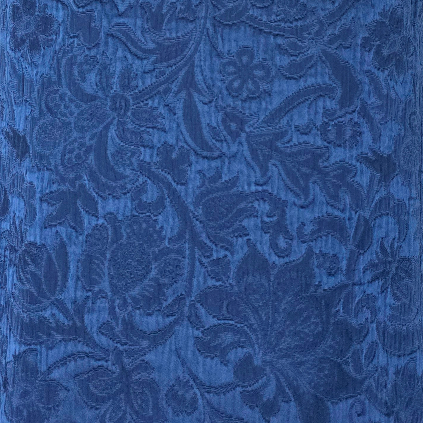 Midnight blue jacquard material
