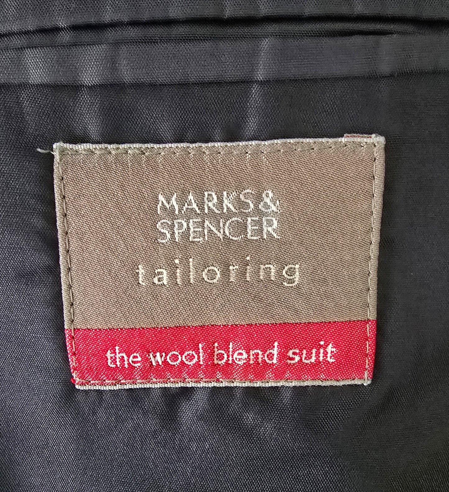 Marks & Spencer Mens Black Single Breasted Tuxedo Jacket UK 44 Timeless Fashions