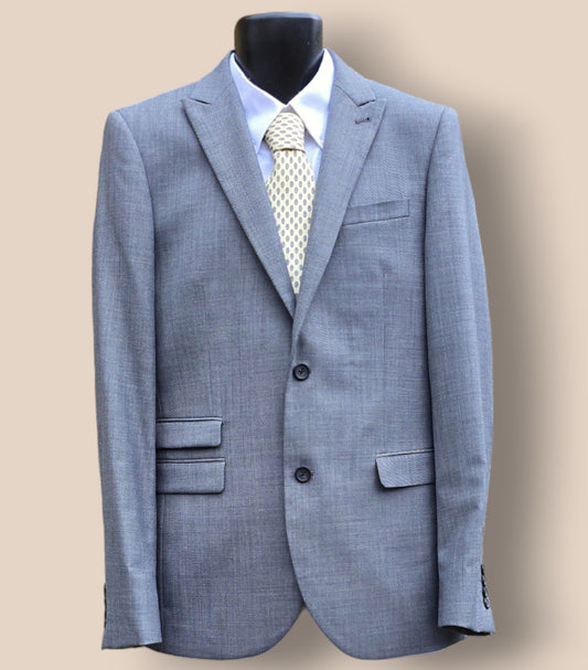 Next Mens Grey Slim Fit Long Line Single Breasted Jacket UK 40L Timeless Fashions