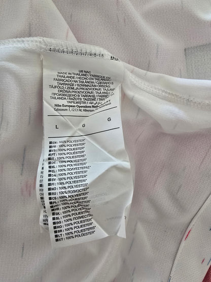 Nike Mens White French Football Federation 2018 Short Sleeve T Shirt UK L Timeless Fashions