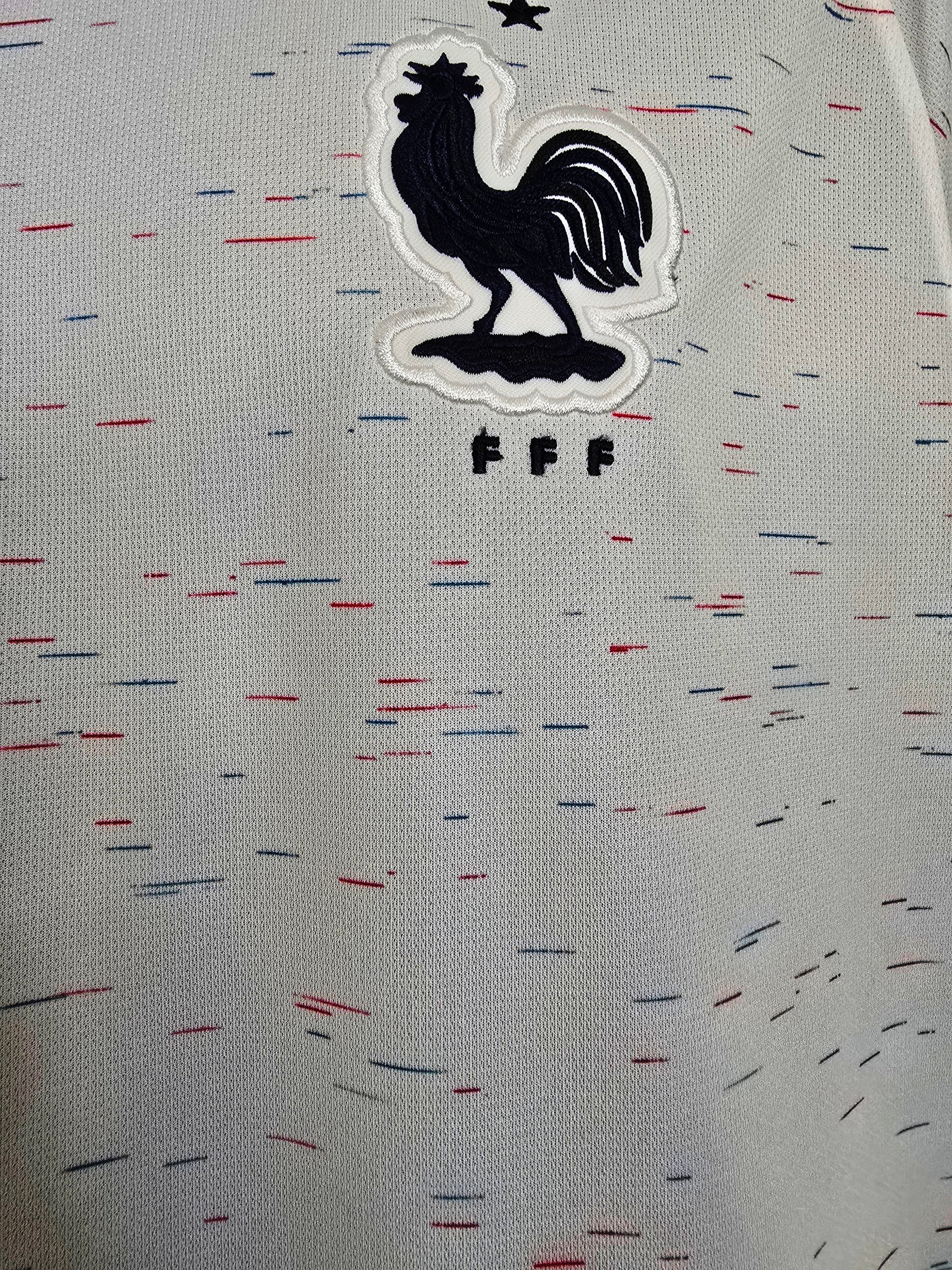 Nike Mens White French Football Federation 2018 Short Sleeve T Shirt UK L Timeless Fashions