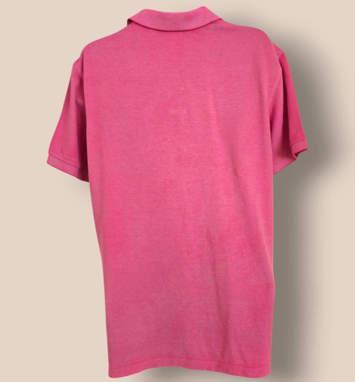 IZOD Mens Pink Short Sleeve Cotton Polo Shirt UK L Timeless Fashions