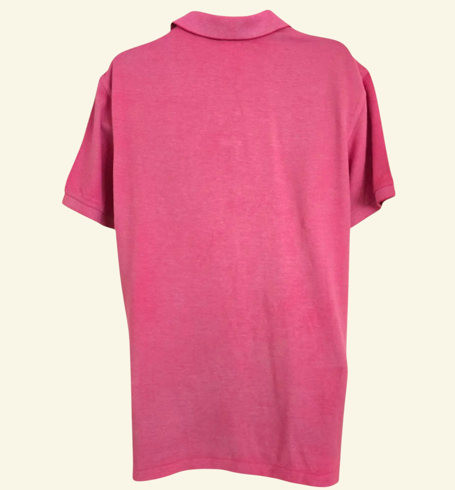 IZOD Mens Pink Short Sleeve Cotton Polo Shirt UK L - Timelessfashions