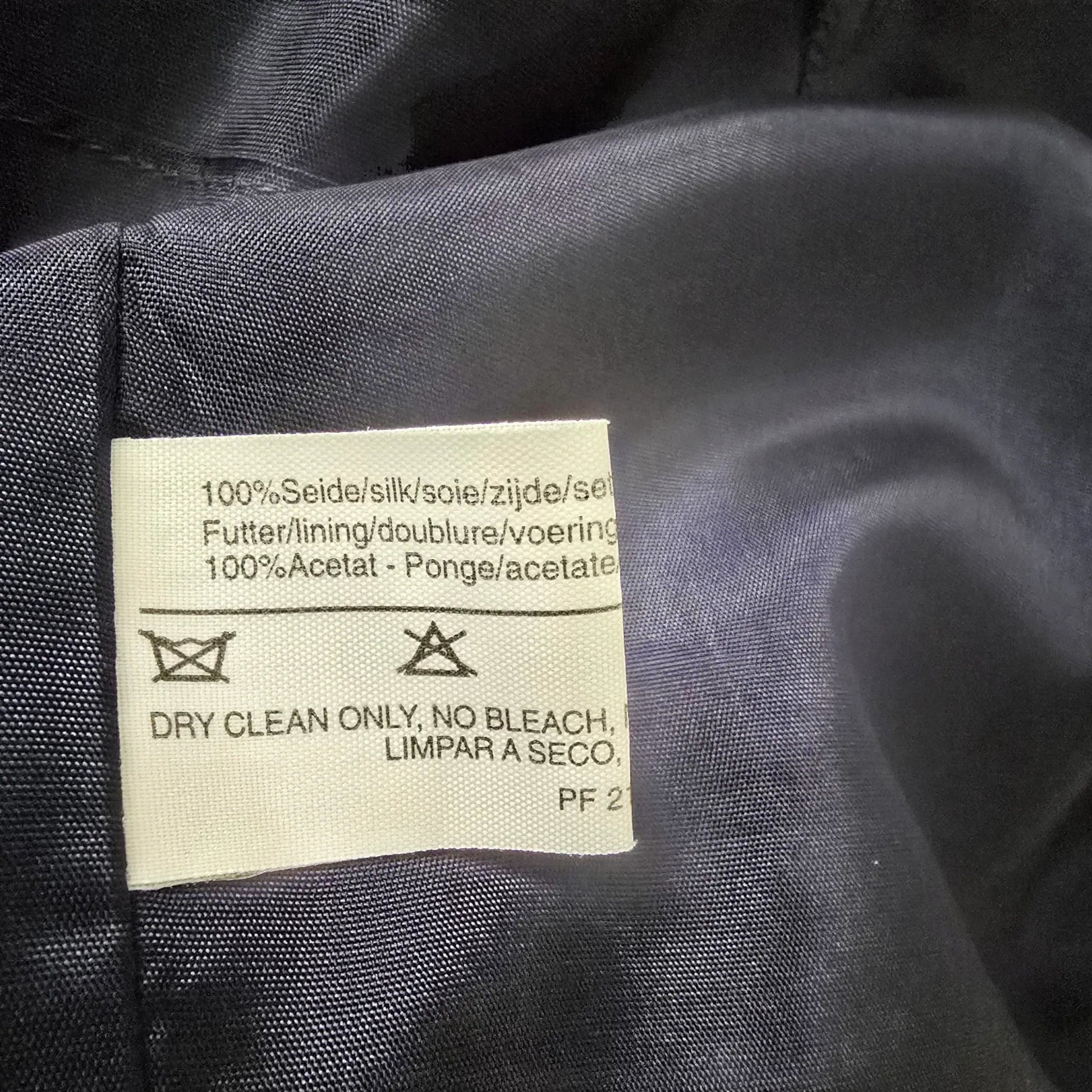 Fink Vintage Navy & White Dress With Attached Over Shirt UK 16 US 12 EU 44 - Timelessfashions