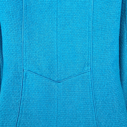 Caroline Charles Vintage Turquoise Blue Dress And Jacket UK 16/18 US 12/14 EU 44/46 - Timelessfashions