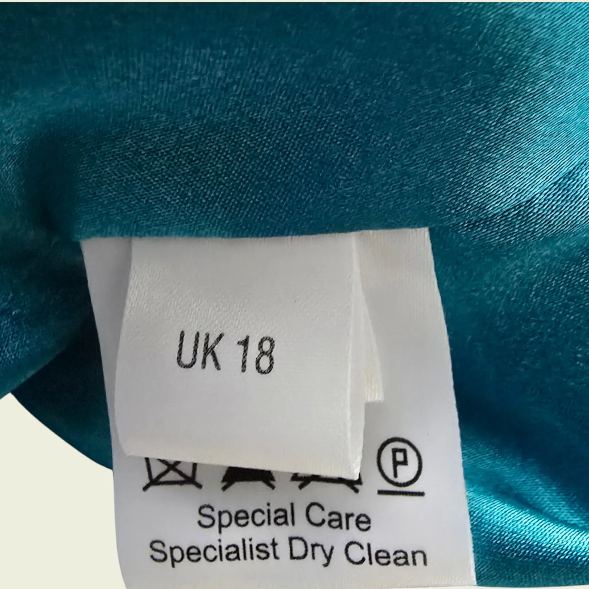 Caroline Charles Vintage Turquoise Blue Dress And Jacket UK 16/18 US 12/14 EU 44/46 - Timelessfashions