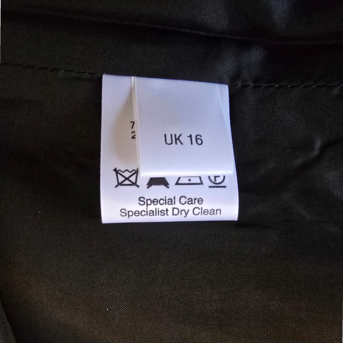 Caroline Charles Vintage Black Pencil Skirt UK 16 US 12 EU 44