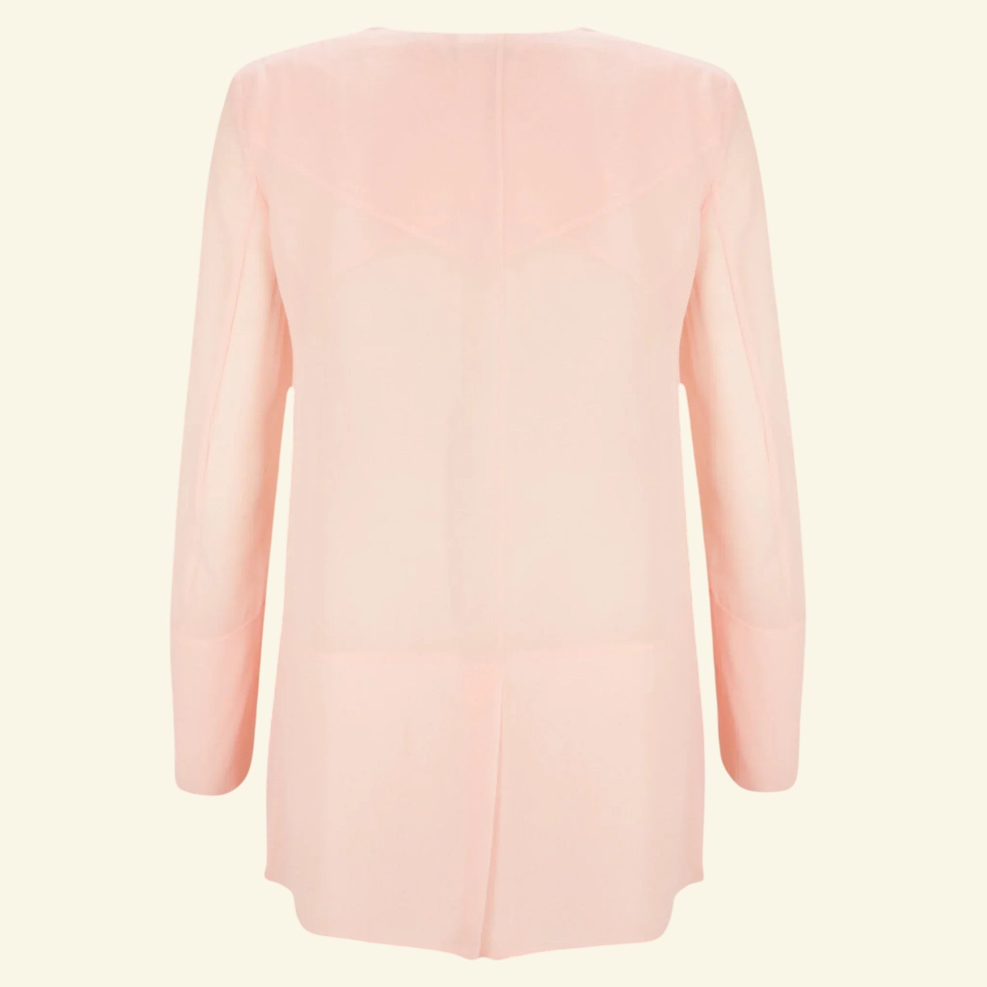 French Connection Shimmer Spell Semi-Sheer Jacket, Pink UK 12 US 8 EU 40 - Timelessfashions