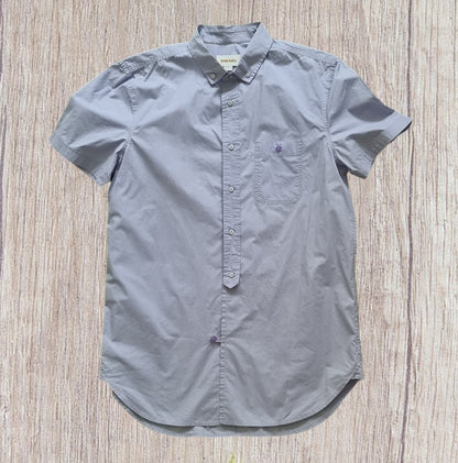 Diesel Men’s Lilac Short Sleeve Shirt UK L Timeless Fashions