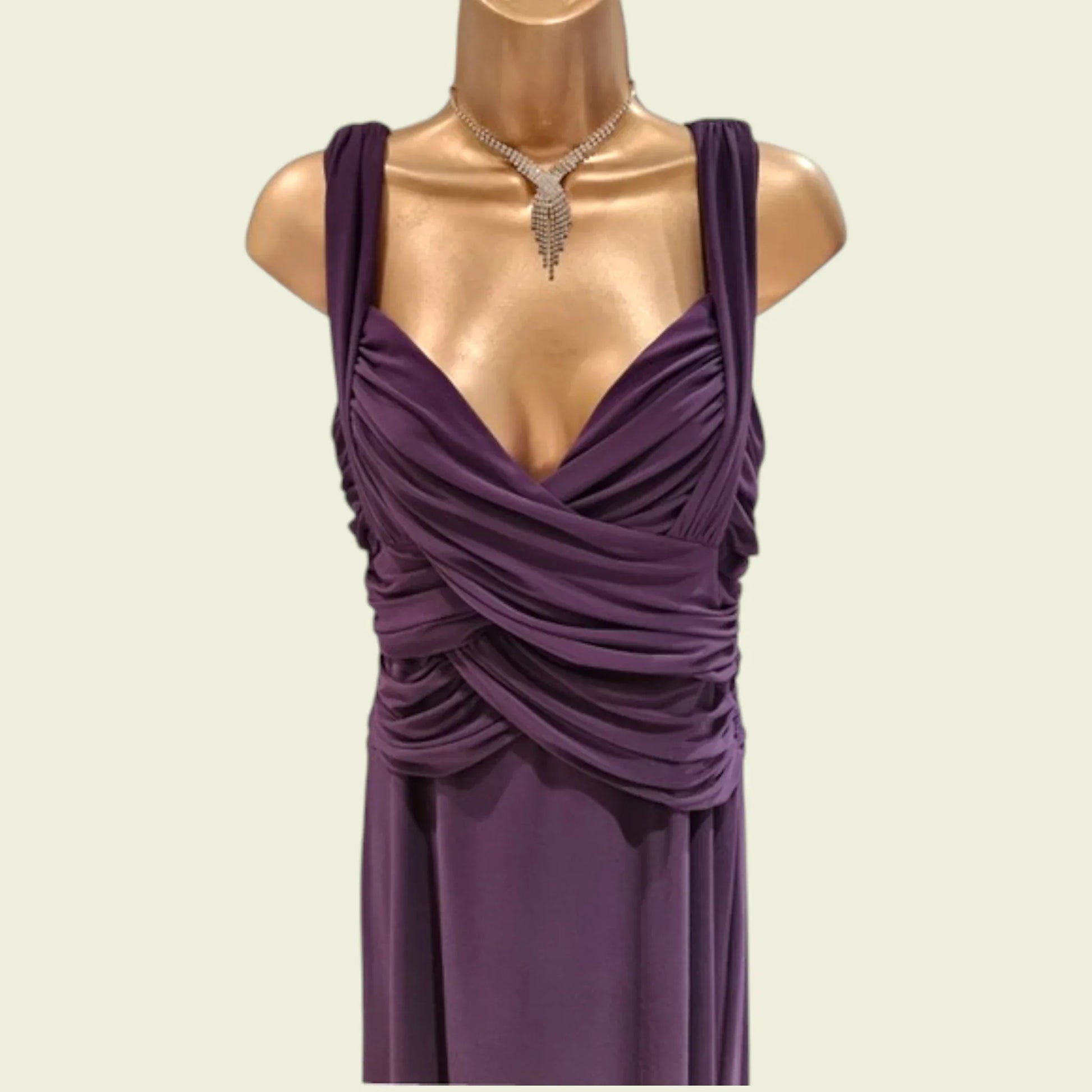 Phase Eight Women's Long Mauve Evening Dress UK 14 US 10 EU 42