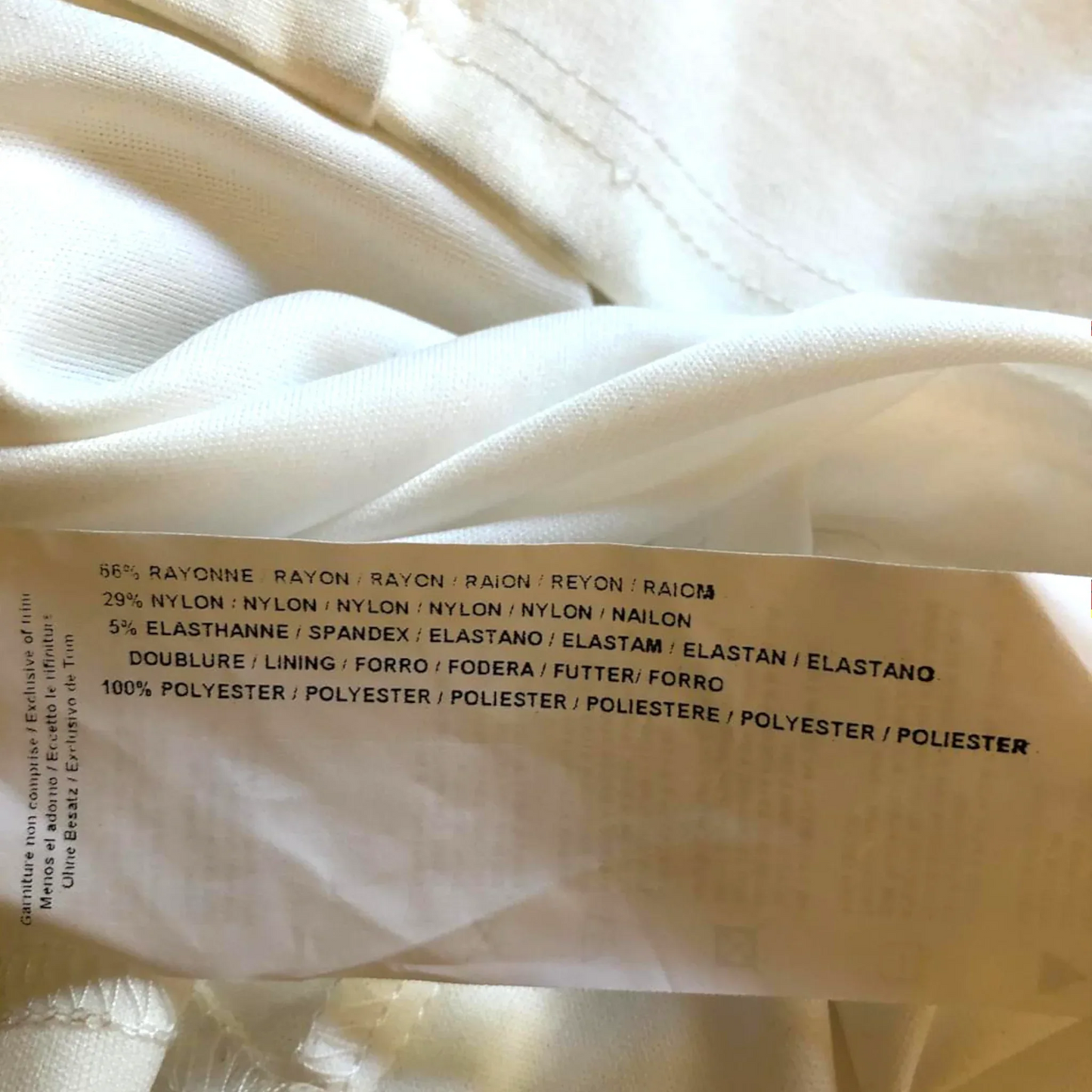 Joseph Ribkoff White Stretch Dress With Black Tape Work UK 10 US 6 EU 38 - Timelessfashions