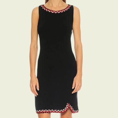 Boutique Moschino Black Pencil Dress UK 8 US 4 EU 36 IT 40 - Timelessfashions