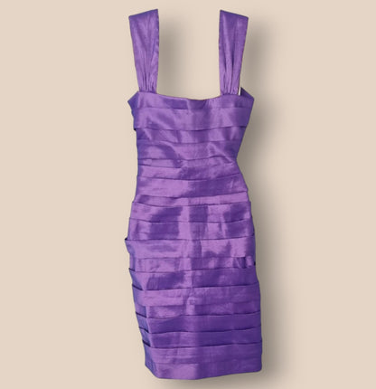 Libra Womens Lilac Embellished Dress & Bolero Jacket UK 14 US 10 EU 42 Timeless Fashions