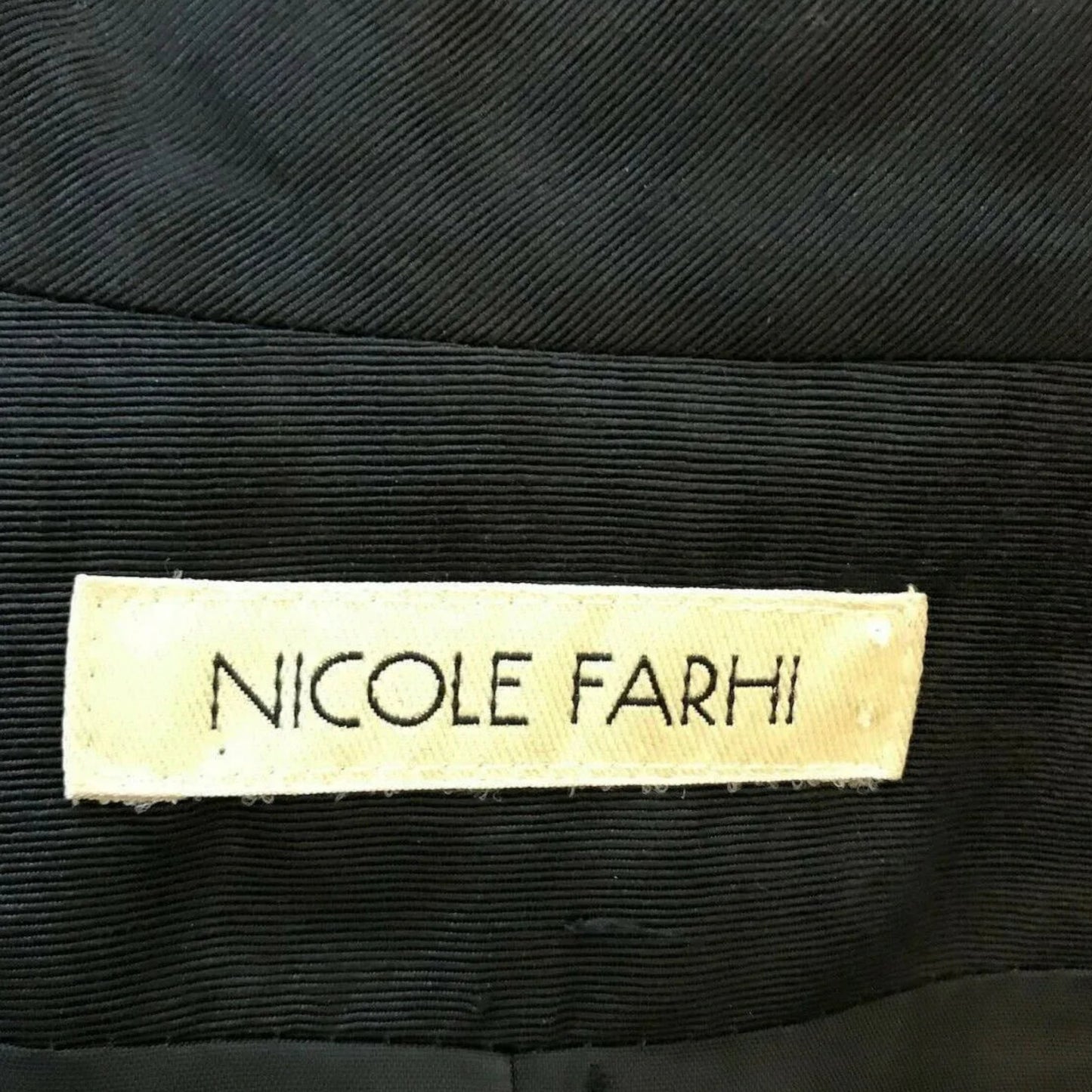 Nicole Farhi Black Tailored Blazer Jacket UK 12 US 8 EU 40 - Timelessfashions