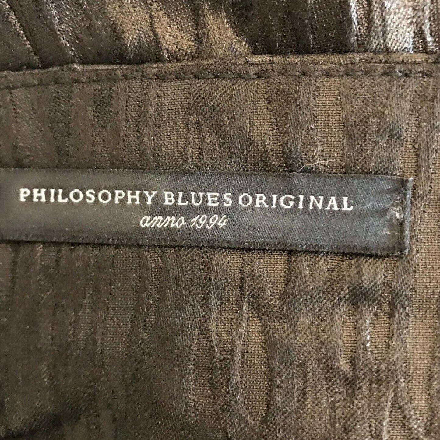 Philosophy Blues, Black Original Long Quilted Jacket UK 10 US 6 EU 38 - Timelessfashions