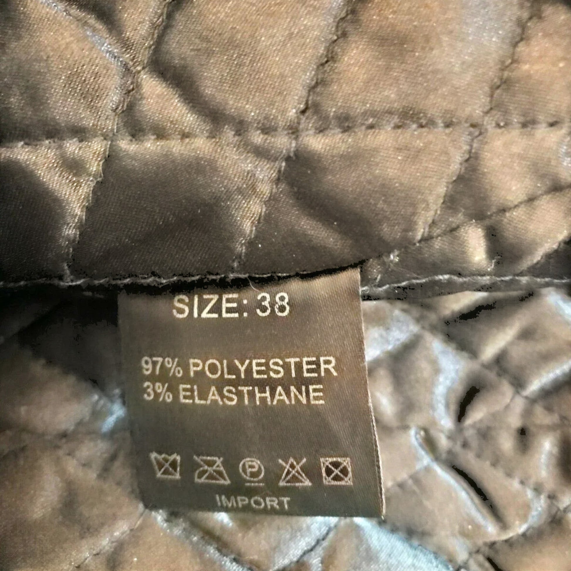 Philosophy Blues, Black Original Long Quilted Jacket UK 10 US 6 EU 38 - Timelessfashions
