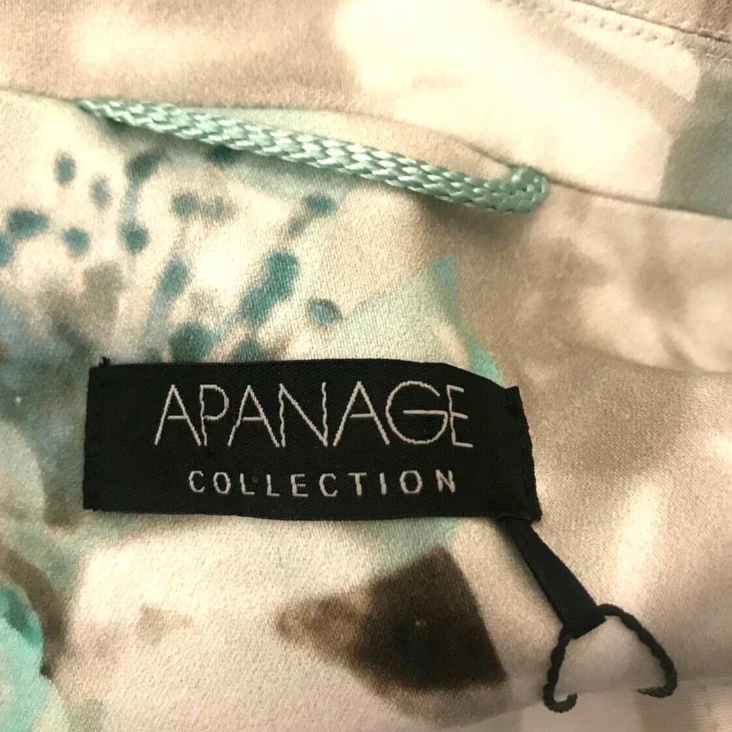 Apanage Womens White, Blue & Grey Floral Jacket UK 10 US 6 EU 38 IT 42 - Timelessfashions