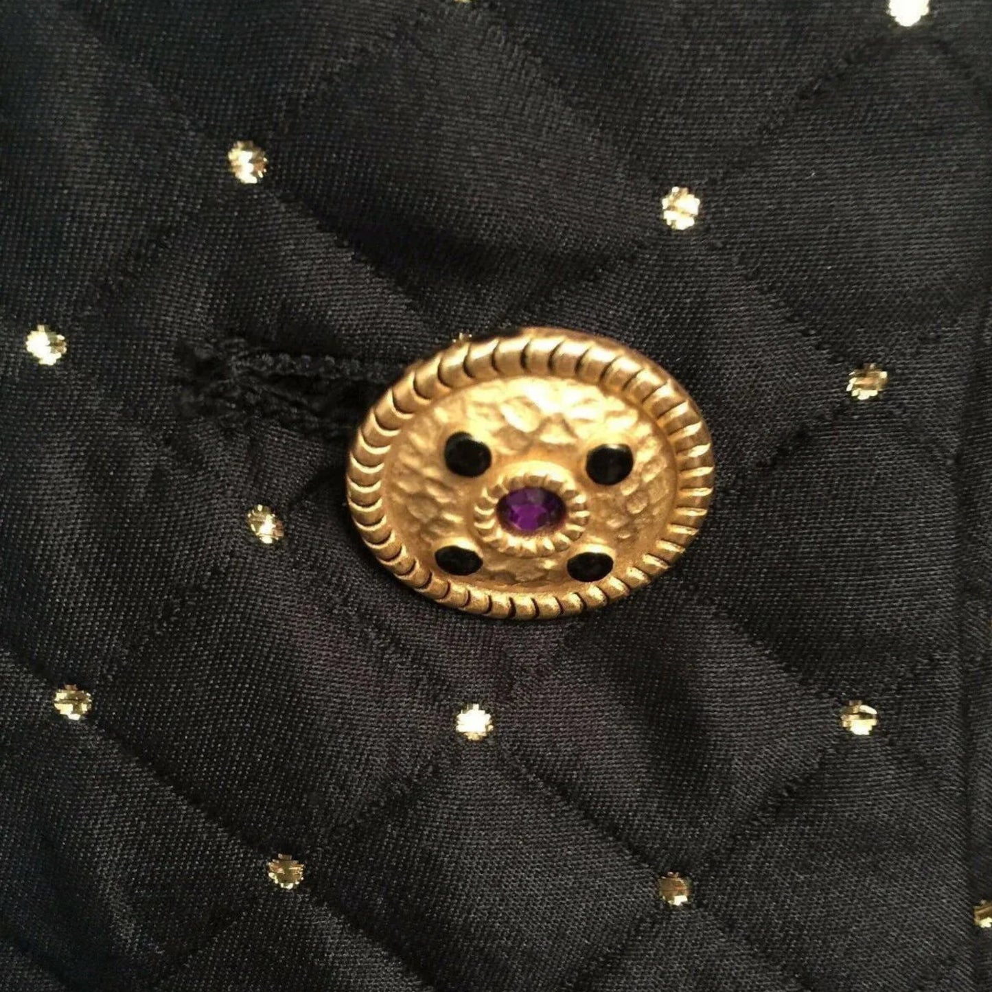 Basler Womens Vintage Black Silk 80's Jacket UK 8/10 US 4/6 EU 36/38 - Timelessfashions