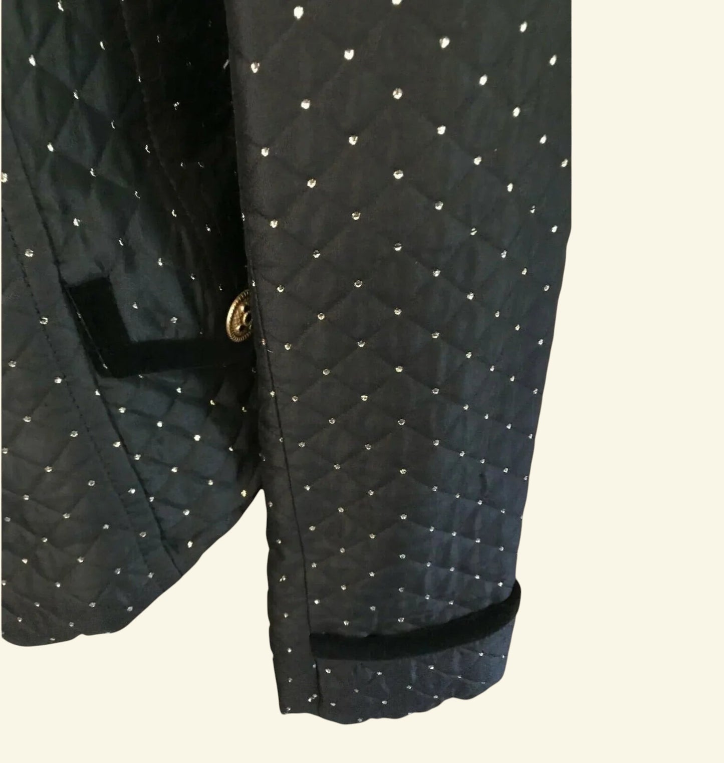 Basler Womens Vintage Black Silk 80's Jacket UK 8/10 US 4/6 EU 36/38 - Timelessfashions