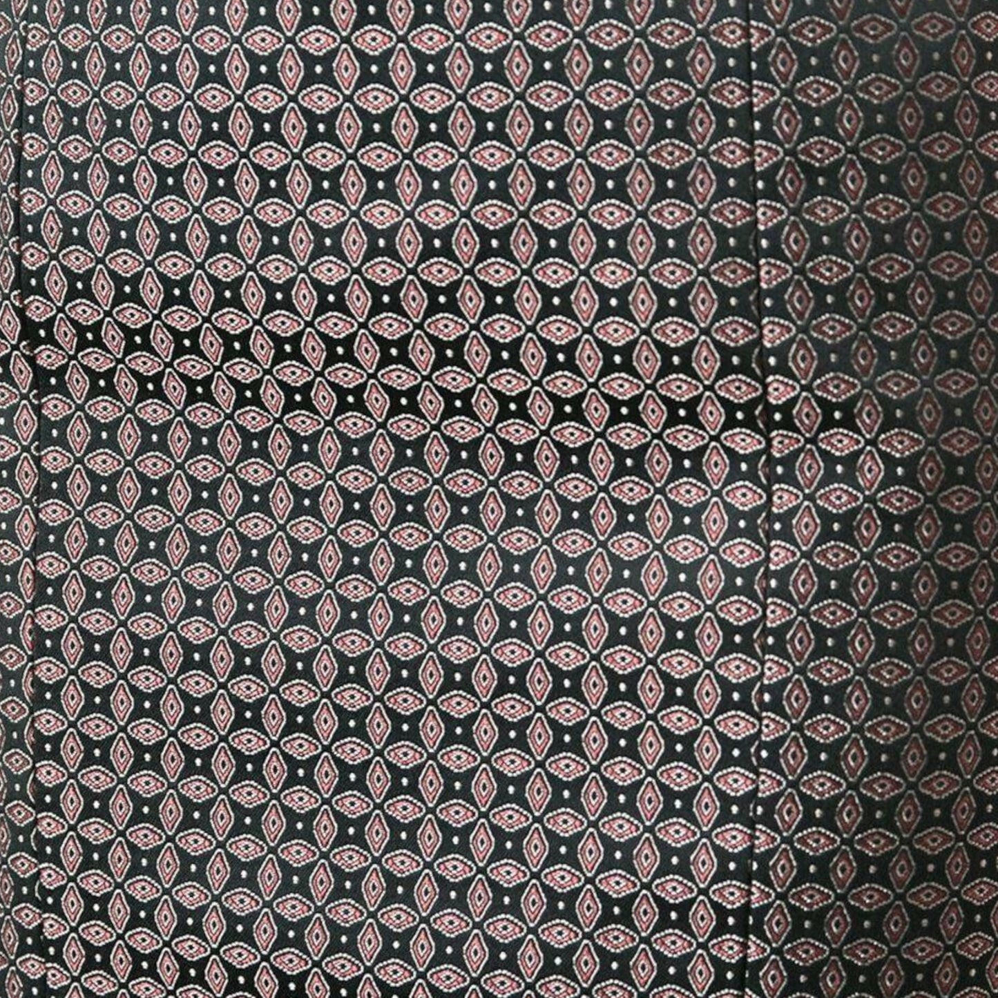 JOSEPH Cravat Jacquard Black Burgundy Pencil Skirt UK 8 - Timelessfashions
